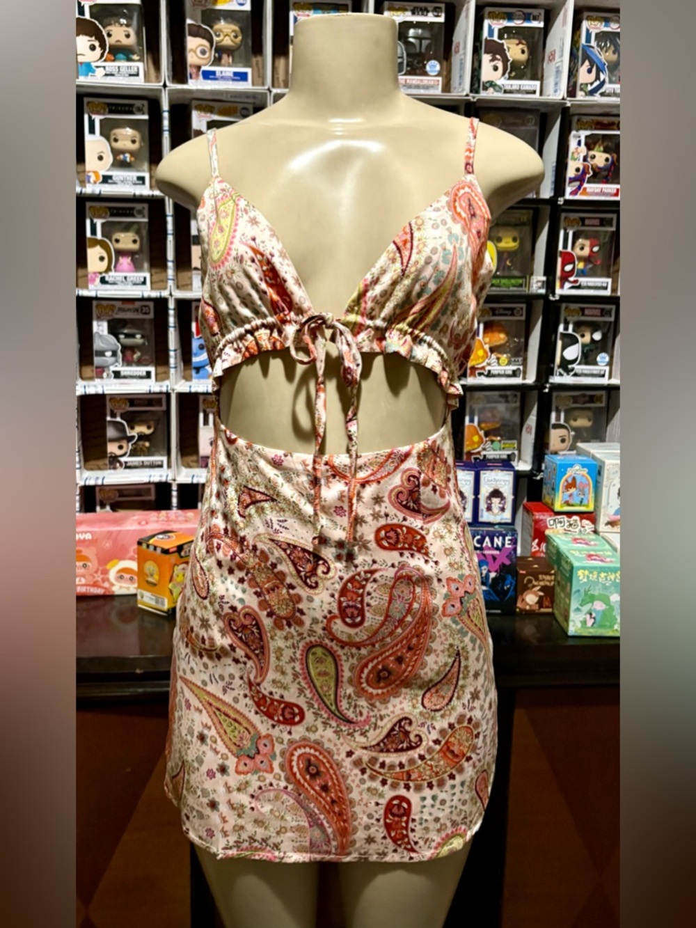 Floral Print Sleeveless Dress